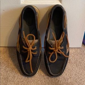 Sperry TopSider Navy and Beige